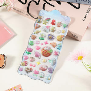 Pegatinas Decorativas Personalizadas en 3D con Relieve, PVC Impermeable, Ecológicas, Impresas a Todo Color CMYK, Laminación Mate, Efecto Burbuja - Product Image 4