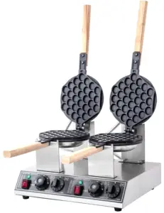 Placa dupla ovo Electric Maker Waffle Maker máquina cobra máquina