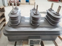 Transformateur de courant triphasé 10kV/15kV 50/60Hz à enroulement double toroïdal en cuivre, à résine époxy sèche, trois-en-un