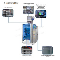 Machine d'emballage multi-voies 6 voies pour sachets de lait, de sirop de miel, de jus de fruits concentré, d'eau, de gelée, de bonbons et de liquides