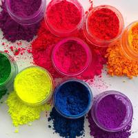 Poudre de pigment néon réactive aux UV pour maquillage sous lumière noire, fard à paupières fluorescent ultra-lumineux pour soirées rave et festivals ; art corporel