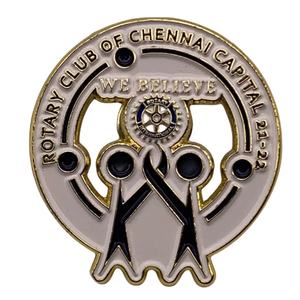 شارات معدنية بشعار احترافي مخصص ملابس بالجملة دبابيس بروش وقبعة ودبابيس لينة صلبة مطلية بالمينا مع بطاقة دعم - Product Image 3