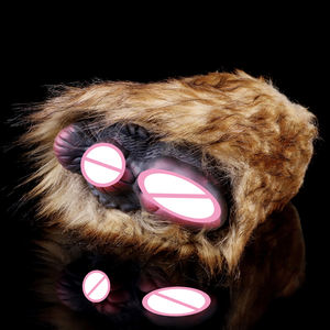 Gerçekçi hayvan vajinal kedi oyuncaklar silikon Anal peluş Masturbators erkekler için seksi Orgasmic kedi cep Penis stimülatörü - Product Image 4