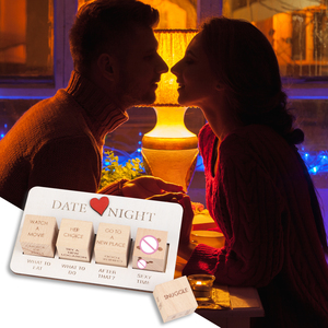 Người bán tốt nhất sexy ngày đêm xúc xắc cho các cặp vợ chồng funning đêm hẹn hò quyết định Xúc xắc gỗ thủ công người yêu hẹn hò vui vẻ xúc xắc quan hệ tình dục đồ chơi - Product Image 6