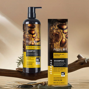 Champú de Proteína con Aceite de Argán de Marca Privada OEM, Anticaída del Cabello, Fortalece las Raíces, Repara el Cabello Dañado y <span class=keywords><strong>Roto</strong></span>, Gran Capacidad para Salón de Belleza - Product Image 2