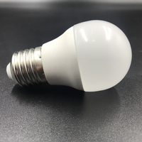 Stock disponible 3W 4W 5W 7W Mini ampoule LED pour golf, lampe à bougie, culot E27, 3500K blanc chaud, 220-240V