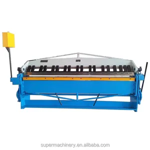 Plegadora de Chapa <span class=keywords><strong>Manual</strong></span> Tipo Americana de 10 Pies, Plegadora de Dedo para Cajas y Bandejas Operada a Mano - Product Image 1