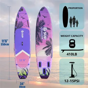 E SUP Wholesale Sports Equipment Stand Up Paddle Sup Board Inflatable Paddle Board Sup Board