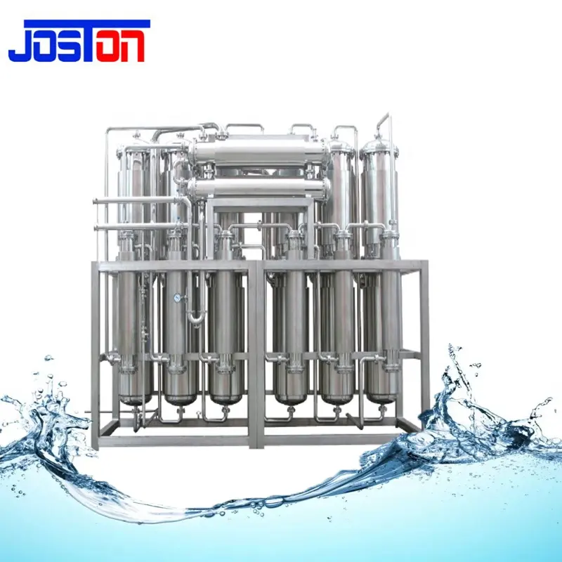 JSOTON Plusieurs usines désionisées Machine économie d'énergie Wfi équipement de distillation d'eau wfi