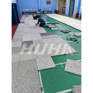Rouleau de revêtement de sol acoustique insonorisant en <span class=keywords><strong>caoutchouc</strong></span>, matelas d'isolation phonique et d'amortissement des vibrations pour terrain de badminton - Product Image 6