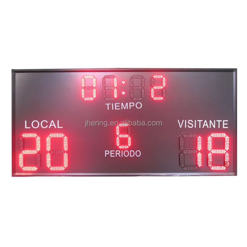 Commercio all'ingrosso elettronico LED stadio digitale baseball basket pallavolo paintball tabellone segnapunti sport ip65