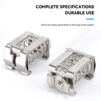 Pince de serrage réglable en acier KLBU SC avec ressort de compression, pince de blindage EMC 10A 600V, fixation par vis sur cadre de câblage