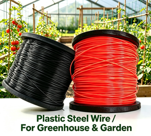 Fil de fer plastifié haute résistance pour serres, vergers et éclairages agricoles - Product Image 1