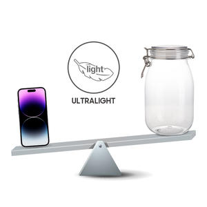 Frasco sellado PET de 1650ml con tapa a presión de metal para conservación de frescura promocional - Product Image 6