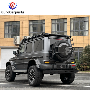 Portador de neumático de <span class=keywords><strong>repuesto</strong></span> 2019 + G63 <span class=keywords><strong>4x4</strong></span> para clase G W464 G500 G63 G550 <span class=keywords><strong>4X4</strong></span> cubierta de <span class=keywords><strong>rueda</strong></span> trasera de carbono seco cuadrado estante W463A cubierta de neumático Br - Product Image 5