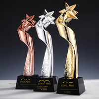 Trophée en résine cristalline personnalisé, récompense créative pour équipe championne, gravure, trophées, médailles et plaques de qualité supérieure