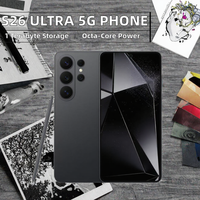 Smartphone S26 Ultra 5G Terbuka Kunci Layar OLED 6.9 Inci Android 13 Octa Core 4800mAh Dual SIM
