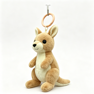 ของเล่นตุ๊กตาขนาดเล็กแบบกำหนดเองสำหรับเด็ก, ตุ๊กตาจิงโจ้สำหรับตกแต่งกระเป๋า, พวงกุญแจของที่ระลึกจากออสเตรเลีย - Product Image 5