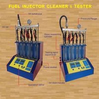 Machine automatique AC220V nouvelle génération pour le nettoyage et le test des injecteurs GDI 4/6 cylindres