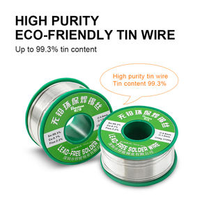 Fil à souder en étain sans plomb, écologique, en emballage blister, diamètre 0,8 mm, compatible avec la <span class=keywords><strong>soudure</strong></span> à basse température, OEM pris en charge - Product Image 4