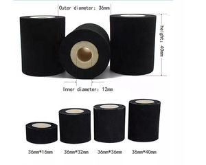 UNIONCODING HZXJ MY-380F <strong>Ink</strong> Coding Machine OEM Size 36X16MM Black Solid <strong>Ink</strong> <strong>Roller</strong> for Transfer Printing - Product Image 2
