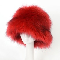 Chapeaux d'hiver en fausse fourrure moelleuse, chapeau en fourrure pour femmes, chapeau en peluche pour l'automne et l'hiver