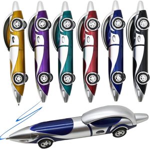 Stylo bille en forme de voiture de course avec impression de logo personnalisé pour les fournitures de fête pour enfants, stylos promotionnels originaux pour les événements professionnels - Product Image 5