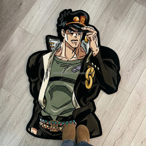 พรมปูพื้นลายอนิเมะ <span class=keywords><strong>JOJO</strong></span> Jotaro แบบขายส่ง ป้องกันการลื่น นุ่ม ซักได้ เหมาะสำหรับตกแต่งบ้าน - Product Image 3