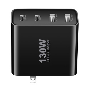 Công suất cao 130W loại C sạc <span class=keywords><strong>4</strong></span> cổng PD 3.0 sạc nhanh chúng tôi EU sạc du lịch Điện thoại di động sạc điện thoại Hai Mươi Lưu ý hai mươi - Product Image 3
