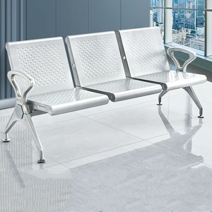 เก้าอี้รอผู้ป่วยแบบปลอดเชื้อสำหรับโรงพยาบาล, เบาะนั่งป้องกันเชื้อโรคสำหรับคลินิกและสถานพยาบาลพร้อมโครงสร้างทำความสะอาดง่าย - Product Image 2