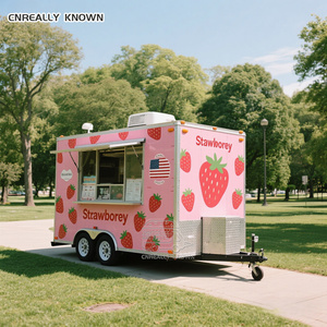 OEM Restaurant Cart <b>Crepe</b> Mobile Kiosk Design For Sale Food Truck Trailer - Product Image 4