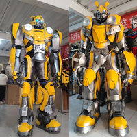 Gerçek Kişiler İçin Giyilebilir Mecha Dönüşen Robot Noel Kostümü Takım Elbise Seti (Erkek Yetişkinler İçin)