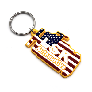 Porte-clés publicitaire en caoutchouc PVC, logo de voiture 3D, forme irrégulière personnalisée, porte-clés en silicone PVC - Product Image 4