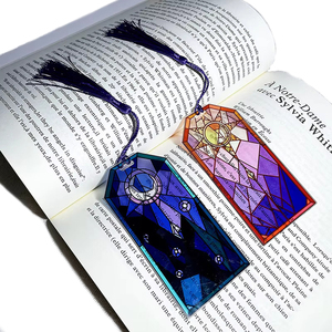 Cute Anime Acrylic <strong>Bookmarks</strong> Custom Logo Promotional <strong>Bookmarks</strong> for Book Glitter Sublimation Plastic Clear Acrylic <strong>Bookmark</strong> Blank - Product Image 4