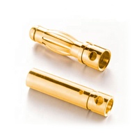 Connecteur banane mâle personnalisé, connecteur M3 avec filetage à écrou hexagonale, 10 pièces de 3mm 4mm