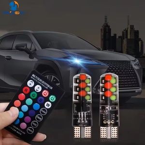 <span class=keywords><strong>RGB</strong></span> LED T10 CANBUS xe đèn pha Bóng đèn <span class=keywords><strong>12V</strong></span> tự động đèn đọc sách Silicone điều khiển từ xa nhấp nháy đèn Flash Spotlight giải phóng mặt bằng ánh sáng mới - Product Image 6