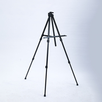Chevalet de peinture portable et pliable Huixishi HXS-DSY en métal, réglable en hauteur, avec rangement intégré
