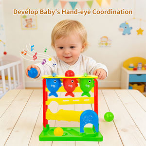 Jouet musical interactif pour la petite enfance : Pêcheur de poissons avec effets lumineux et circuit éducatif - Product Image 5