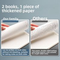 Cuaderno Espiral A5 Engrosado al por Mayor, Libreta B5 Sencilla, Cuaderno de Hojas Sueltas de Alta Gama, Cuaderno de Ejercicios para Estudiantes de Primaria, Cuaderno de Cuero A3