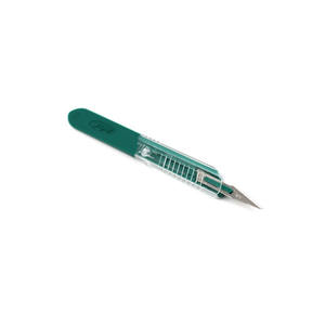 مقبض من البلاستيك الكربون شفرة أو غير القابل للصدأ شفرة فولاذية سلامة المتاح مشرط - Product Image 5