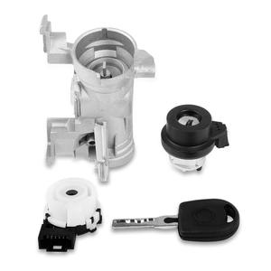 Double Fists Ignition Switch Assembly 1K0905851B Cylindrical <b>Lock</b> With <b>Key</b> For Volkswagen - Product Image 1