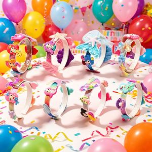 Personalized Headband Making Kit Girls Hair <b>Clips</b> <b>Bows</b> Butterflies Gems Glue Dots Creative Craft Toy Present Set - Product Image 4