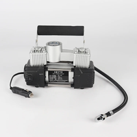 Mini boîte d'assemblage d'outil de compresseur de Double cylindre d'air Portable avec pompe de gonflage de pneu de voiture 150PSI 12V