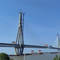 Puente de Estructura de Acero Multiusos, Arco de Celosía Moderno Personalizado para Ferrocarril, Carretera y Pasarela