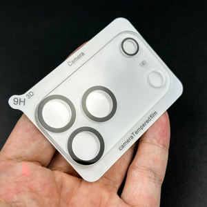 IPhone <span class=keywords><strong>17</strong></span> 시리즈 카메라 렌용 프리미엄 리얼 스크래치 방지 카메라 렌 커버 눈부심 방지 카메라 프로텍터 필름 - Product Image 5