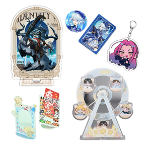 Diseña un Llavero Acrílico Ecológico Personalizado, Estilo Personaje de Anime en 3D, Set de Regalo con Soporte Acrílico - Product Image 6