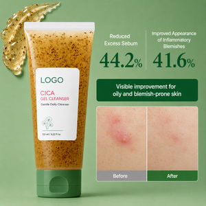 Nettoyant Visage Hydratant Apaisant à la Centella Asiatica Naturelle, Purifiant les Pores, Réduit les Rougeurs, Non Irritant, Gel Nettoyant à la Centella - Product Image 2