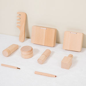Giocattoli per bambini ragazze finta gioca Kid Make Up simulazione giocattolo in legno bellissimo <span class=keywords><strong>Set</strong></span> di <span class=keywords><strong>trucco</strong></span> per ragazze che vestono cosmetici - Product Image 4