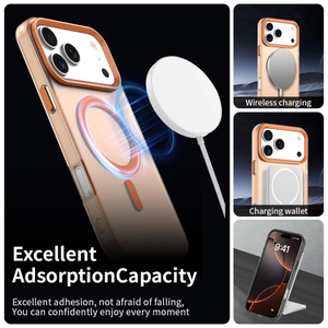 Ốp điện thoại <span class=keywords><strong>iPhone</strong></span> 17 Air Series trong suốt, mờ, thân thiện với da, có nam châm, khung bảo vệ ống kính bằng kim loại, vỏ <span class=keywords><strong>PC</strong></span> - Product Image 4