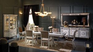 Đồ Nội Thất Phòng Ăn Cổ Điển Đồ Nội Thất Tự Chọn Và Gương Gỗ Trắng - Product Image 5